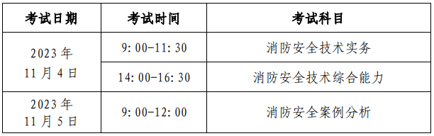 北京2023年一级消防工程师考试工作报名时间